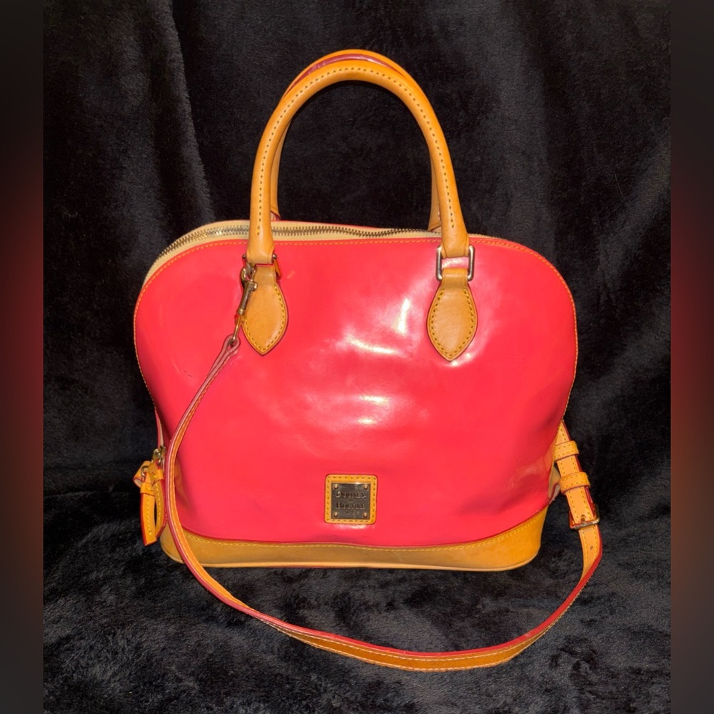 Dooney & Bourke Bubble Gum Zip Crossbody Sachel